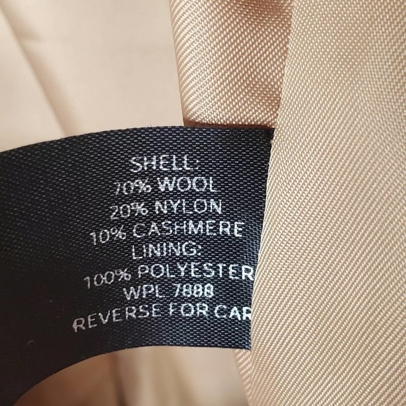 Vintage Anne Klein Single-Breasted Peacoat Size 14 - Picture 12 of 12